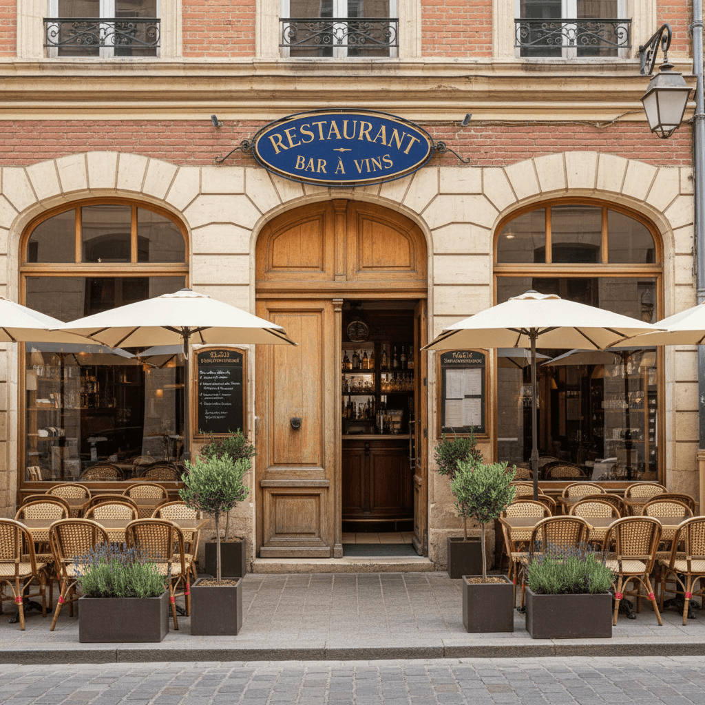 Restaurant-bar à vins au cœur de Toulouse, 120 m² - Image 1