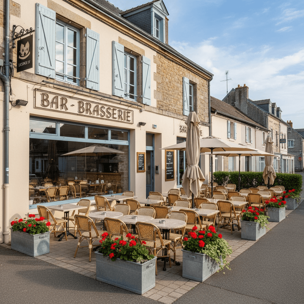 Bar-brasserie 250m² à Mouilleron-Le-Captif : terrasse - licence IV - Image 1