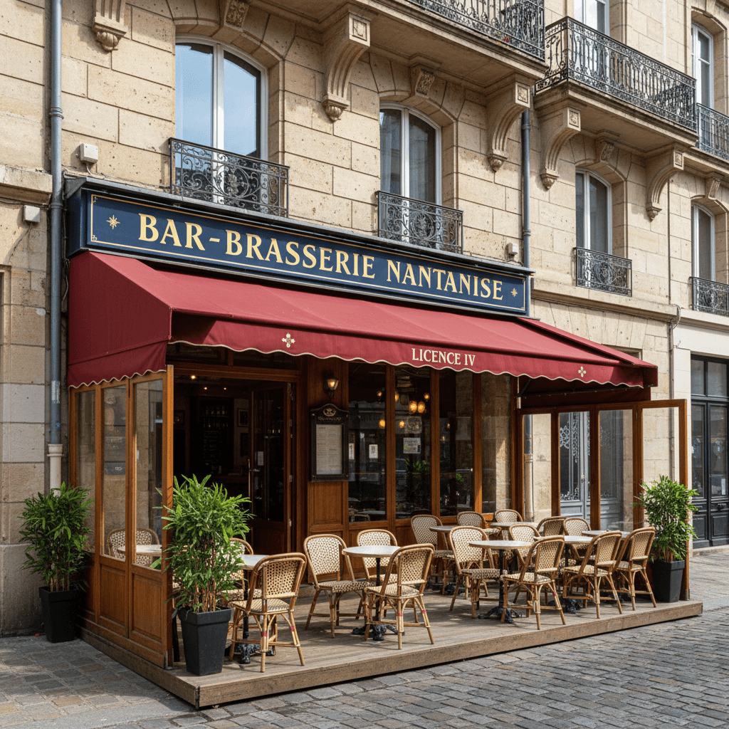 Bar-brasserie 100m² à Nantes : licence IV