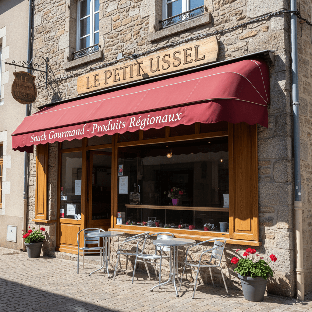 Snack à Ussel : terrasse - licence IV - Image 1