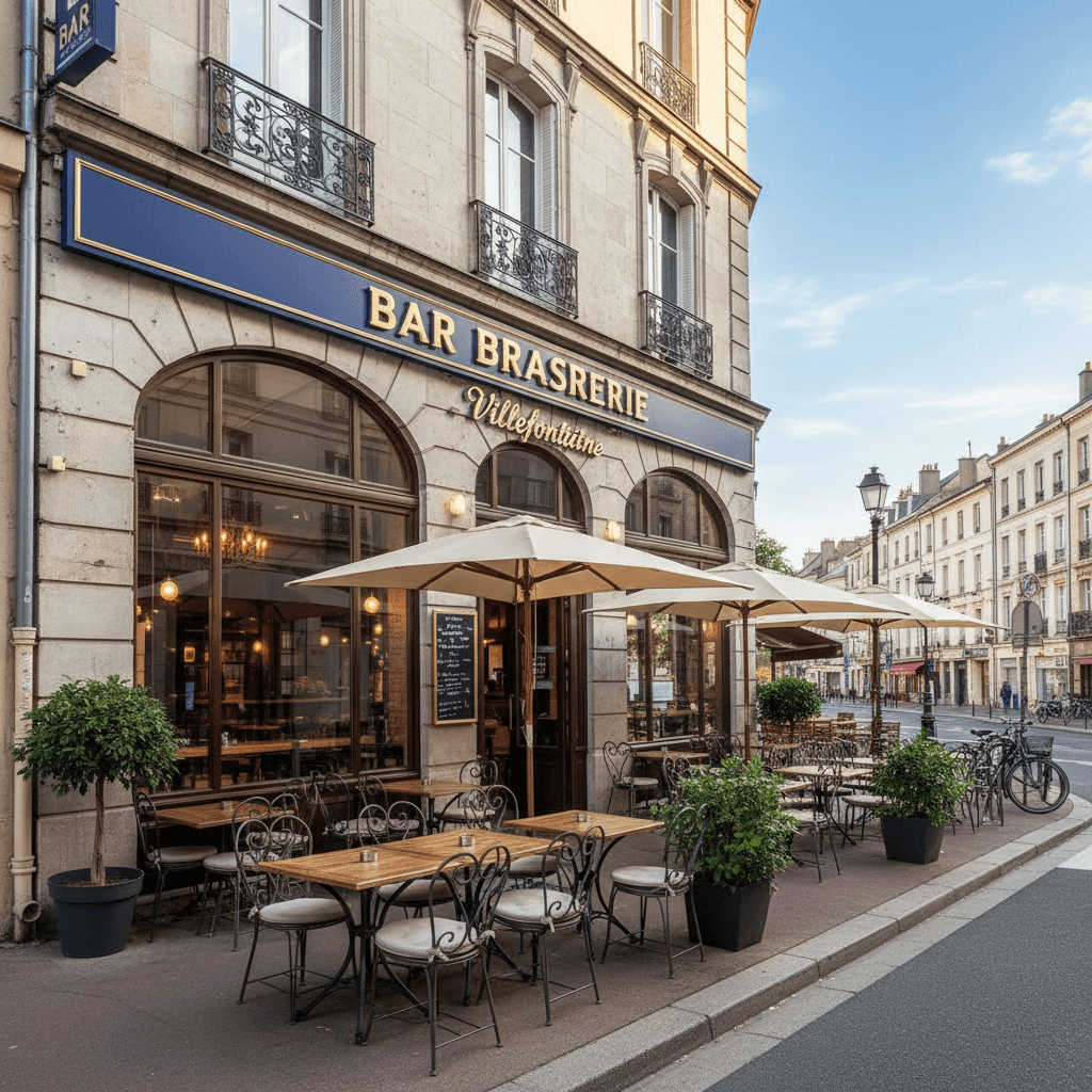 Bar-brasserie 250m² à Villefontaine : terrasse - licence IV - Image 1