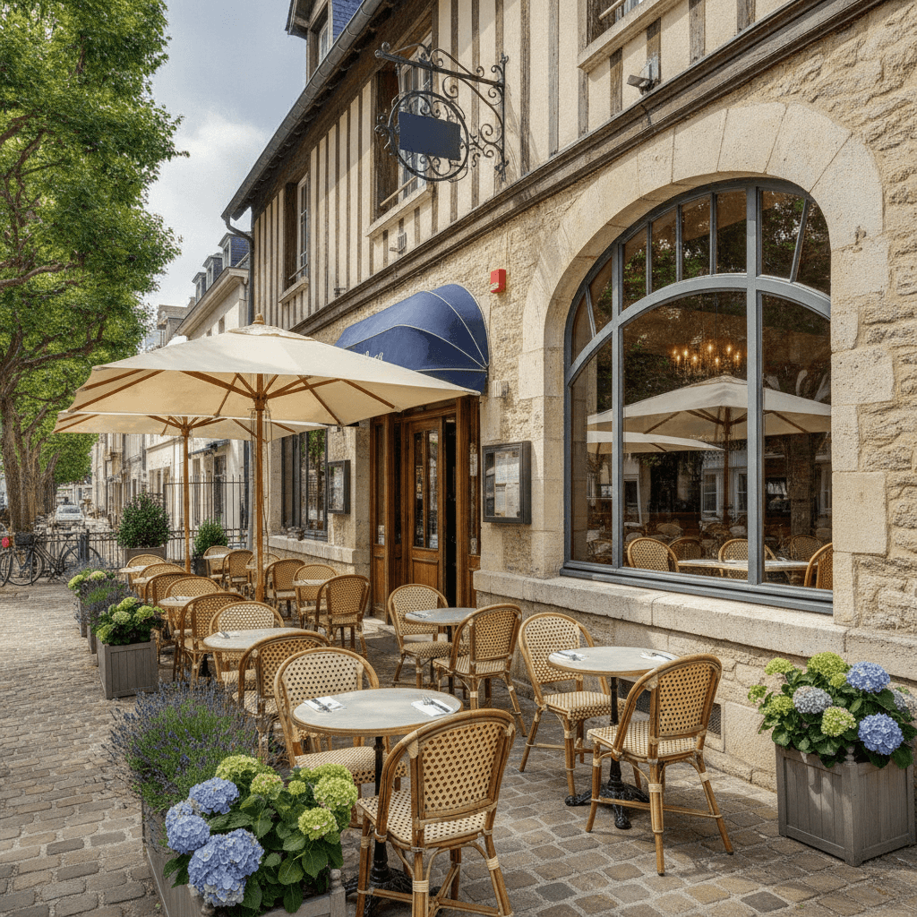 Restaurant 219m² à Deauville : terrasse - licence IV - Image 1