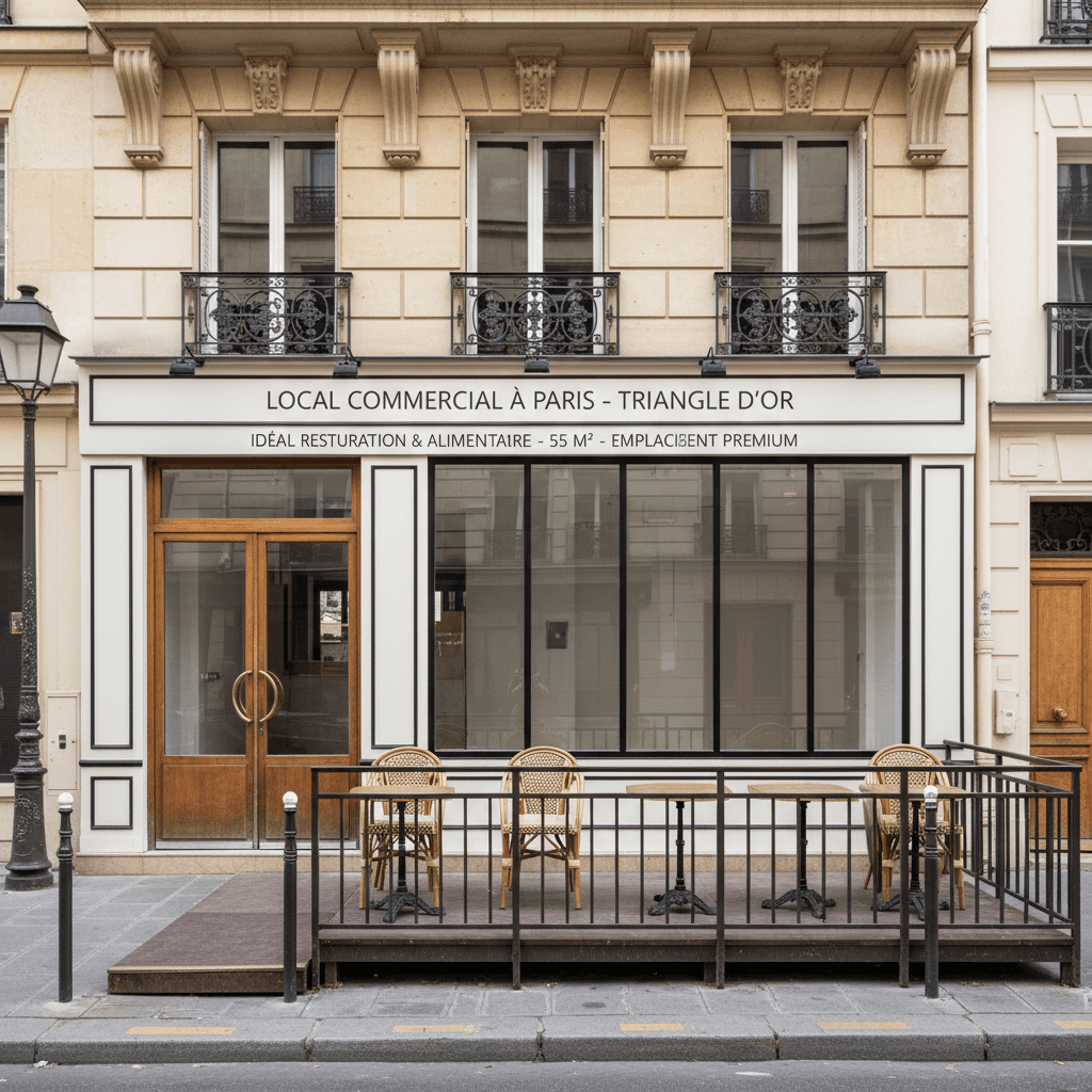 Local Commercial à Paris - Triangle d'Or - Image 1