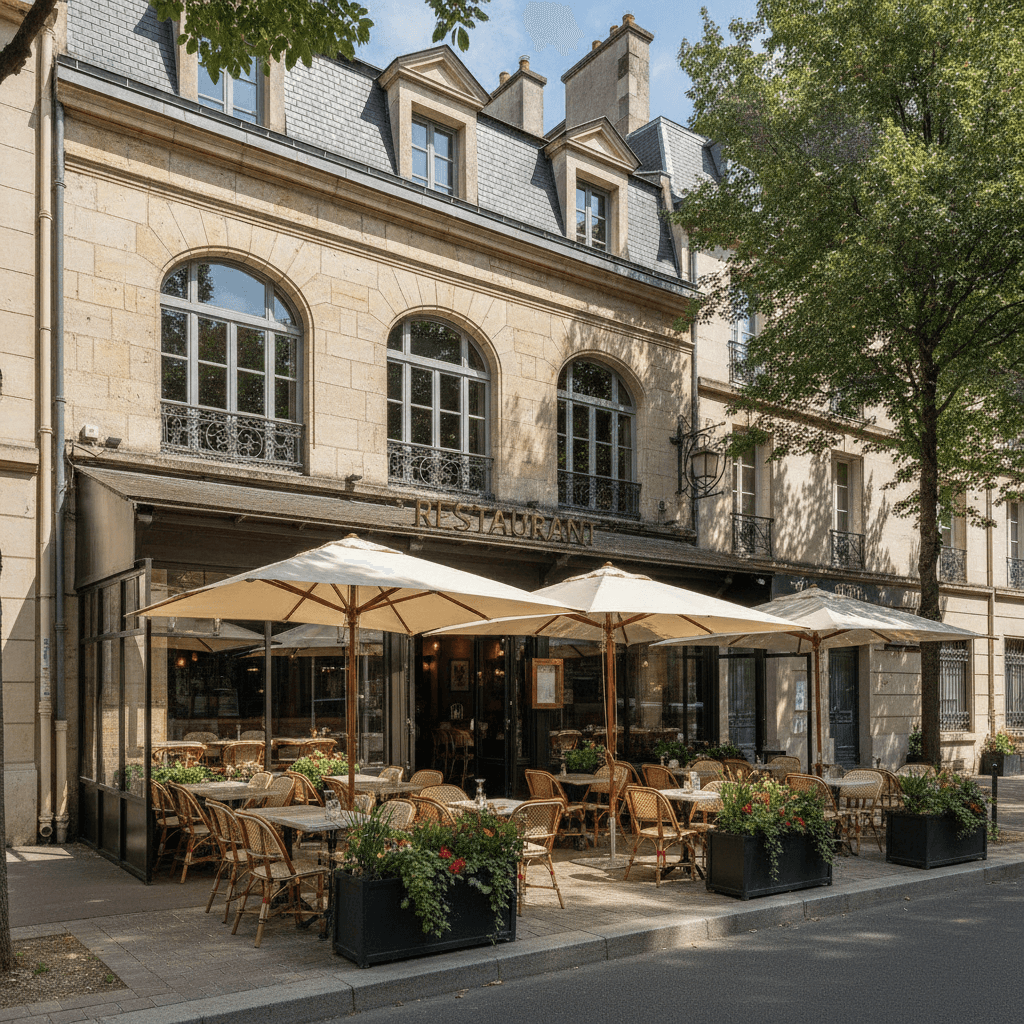 Restaurant 150 couverts à Nanterre : terrasse - licence IV - Image 1