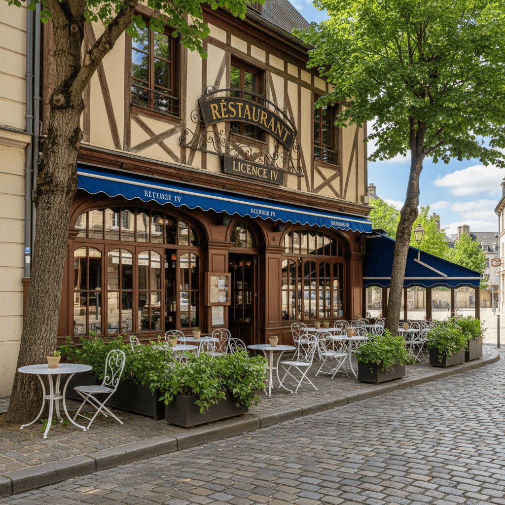 Restaurant à Caen : terrasse - licence IV - Image 1