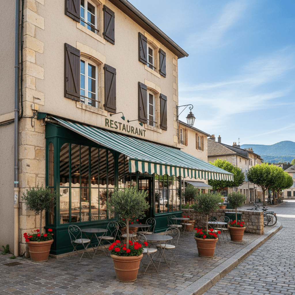 Restaurant 72m² à Mens : terrasse - licence IV - Image 1
