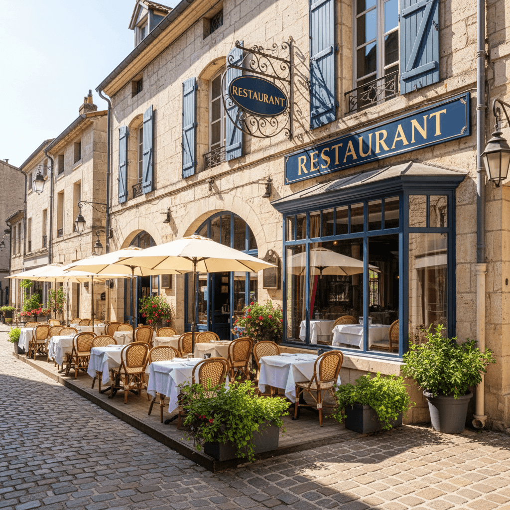 Restaurant à Orange : terrasse - extraction - Image 1