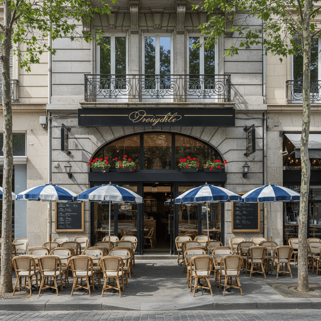 Restaurant 96m² à Lyon : terrasse - extraction - Image 1