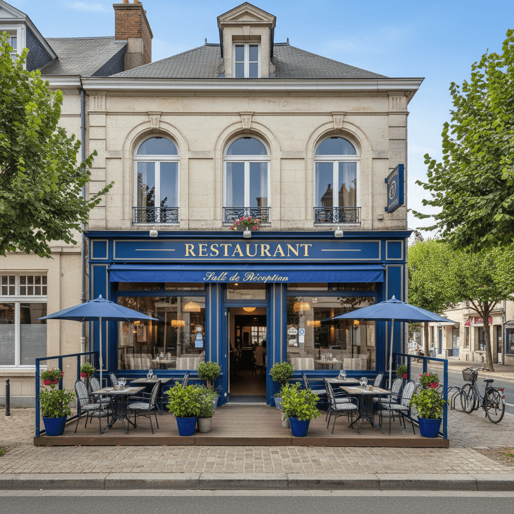 Restaurant 221m² à Bailleul : terrasse - licence IV - Image 1