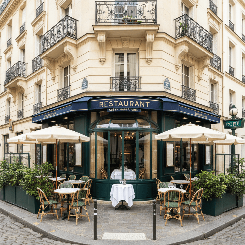 Restaurant clé en main à Paris avec terrasse