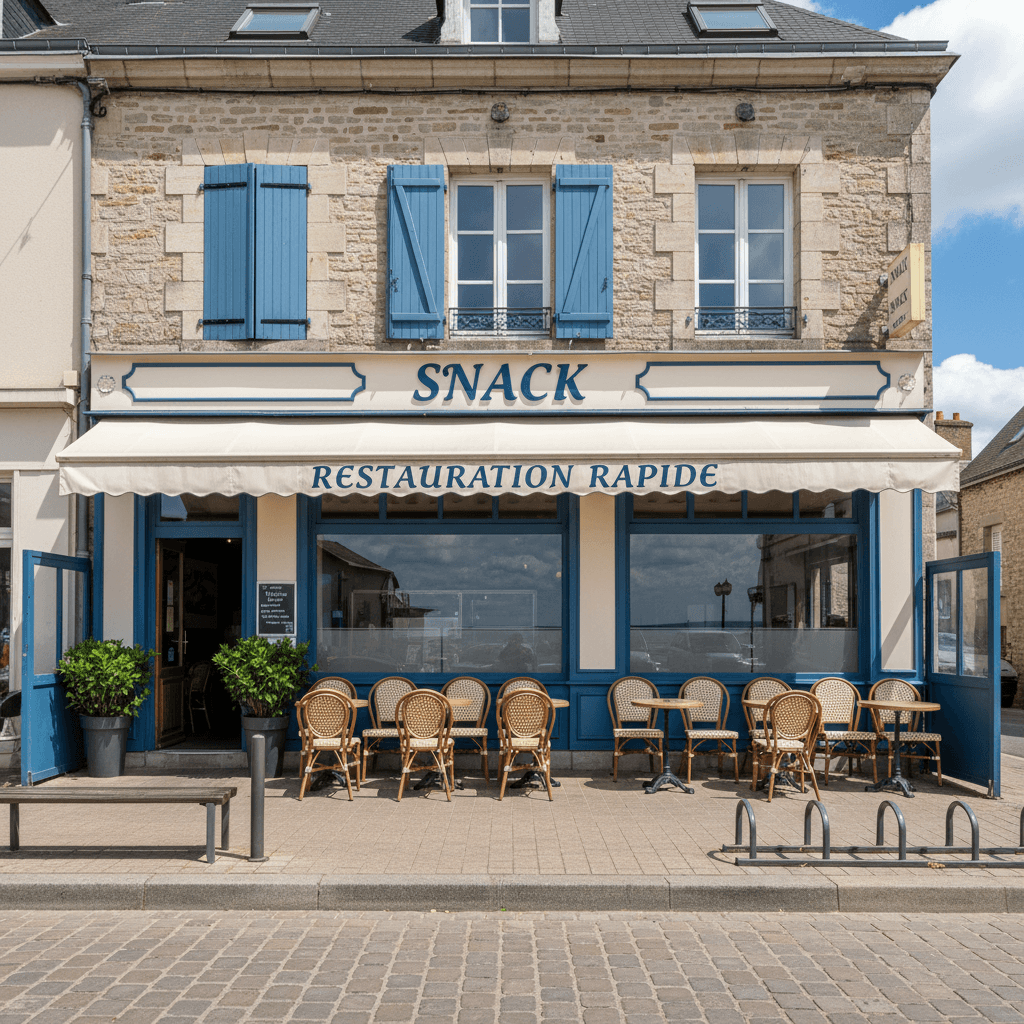 Snack 60m² à Saint-Gilles-Croix-De-Vie : terrasse - Image 1