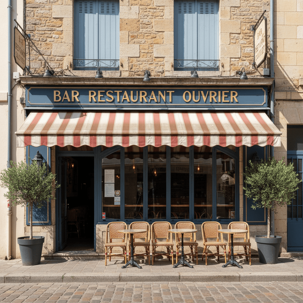 Restaurant à Vannes : terrasse - licence IV - Image 1