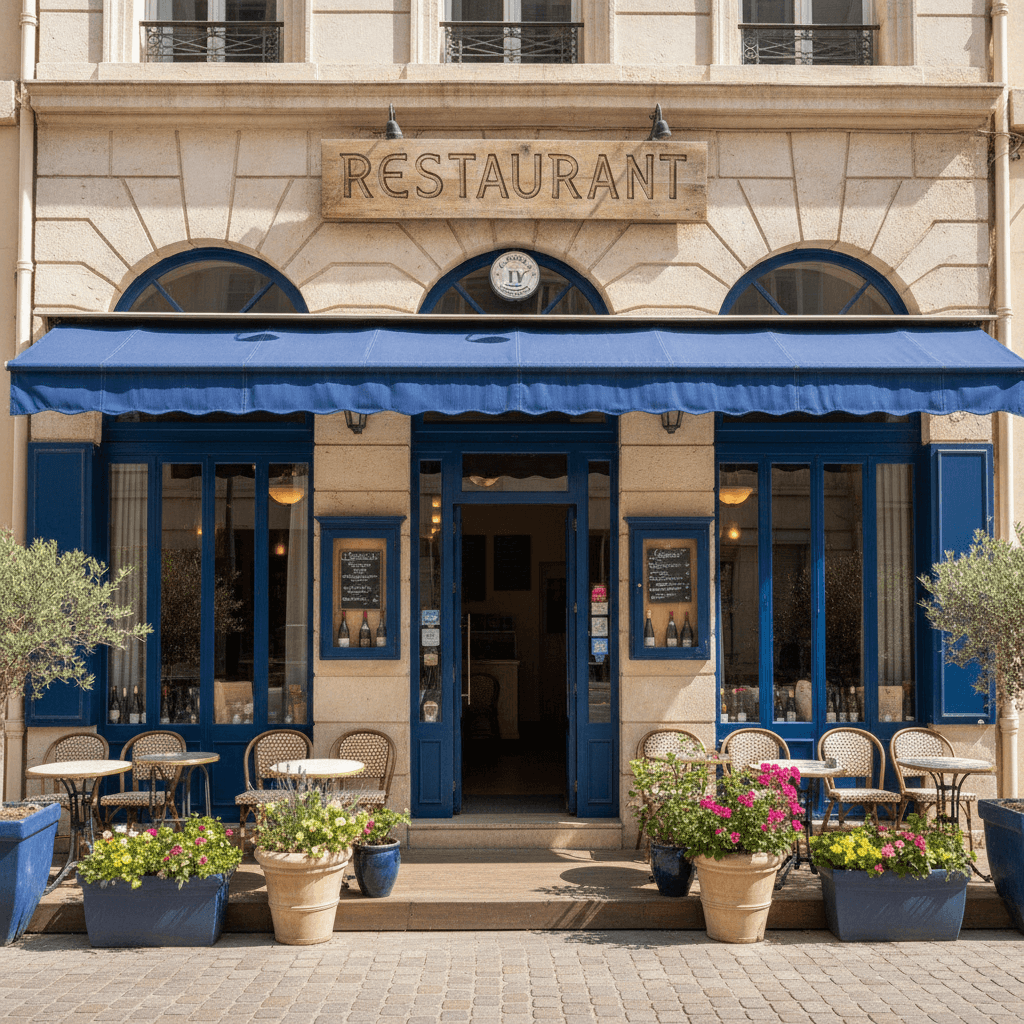Restaurant à Marseille : terrasse - licence IV