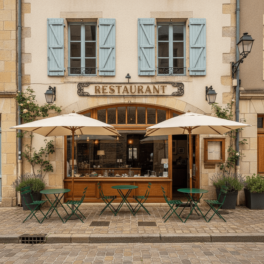 Restaurant à Corrèze : terrasse - licence IV - Image 1