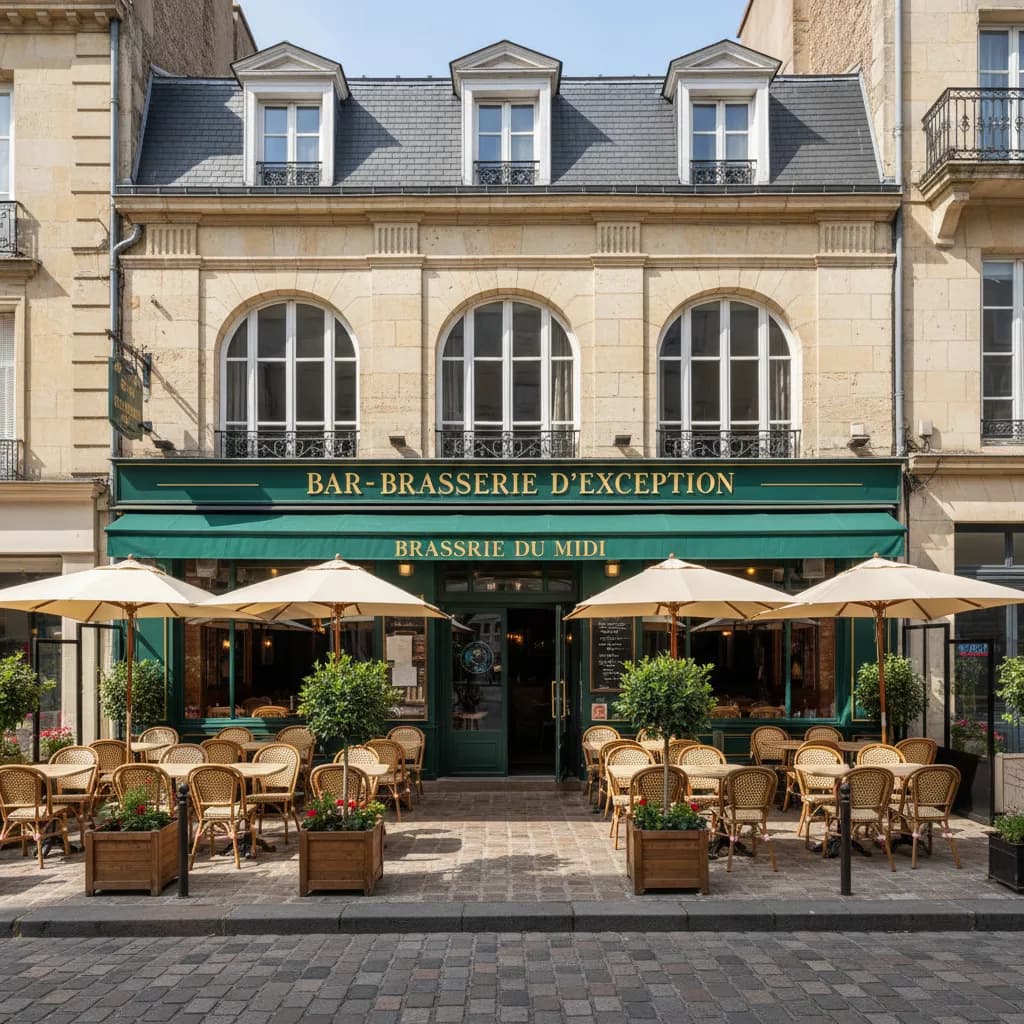 Bar-brasserie à Angers : terrasse - licence IV - Image 1