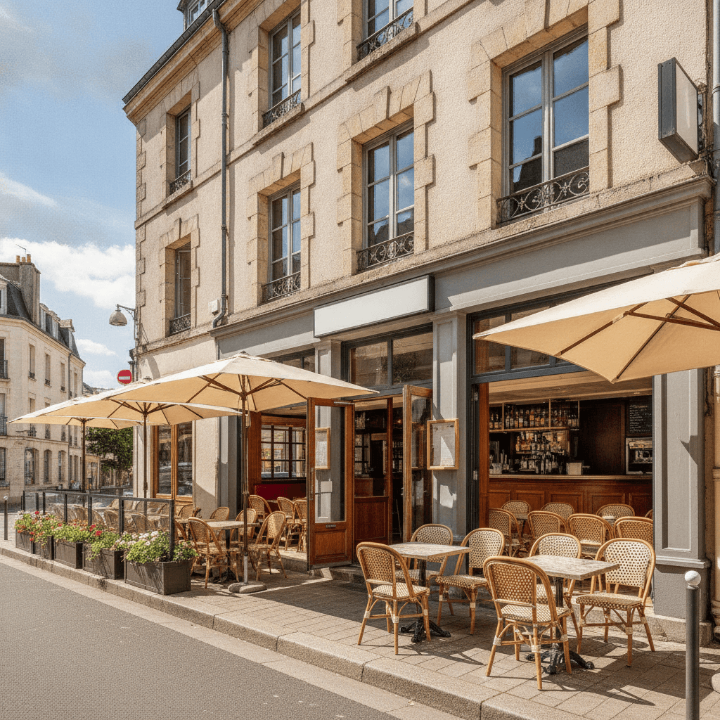 Bar-brasserie 165m² à Le Bouscat : terrasse - licence IV - Image 1