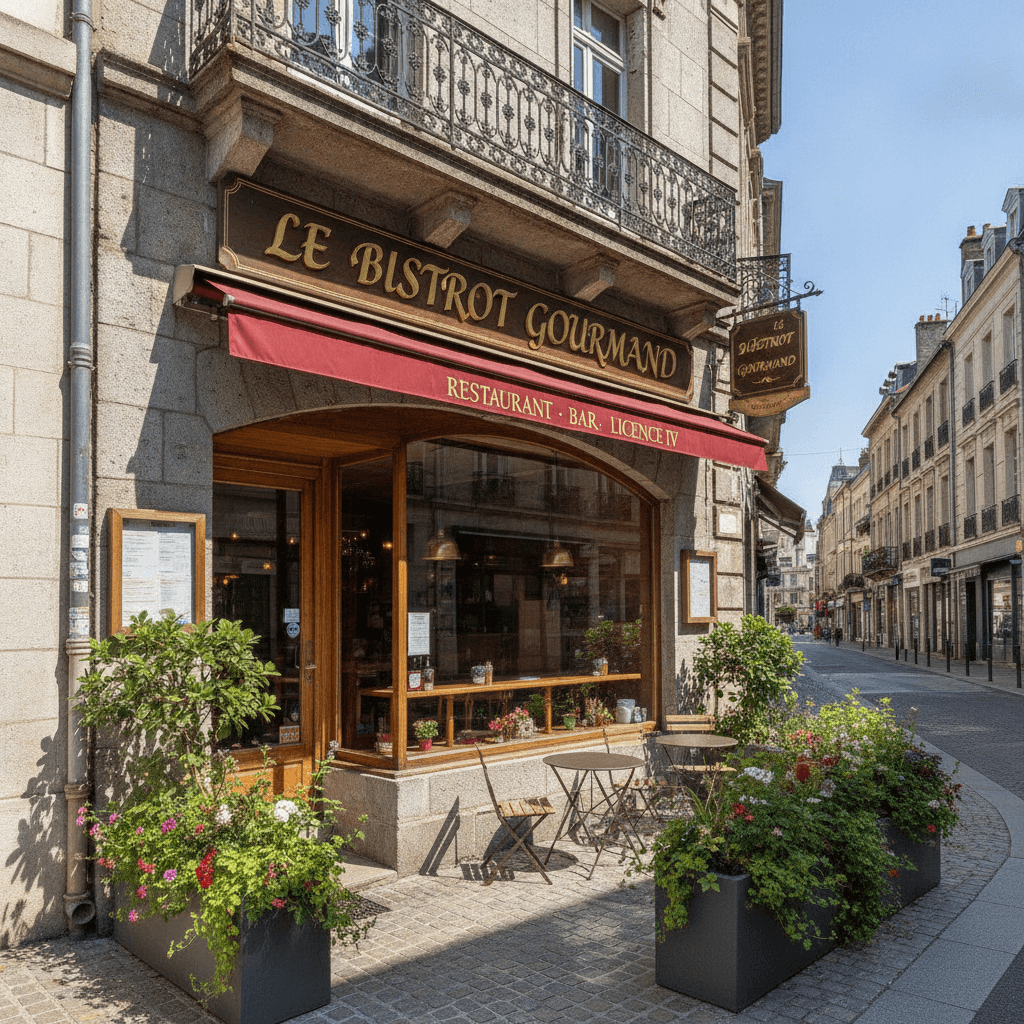 Restaurant 48m² à Saint-Priest : terrasse - licence IV - Image 1