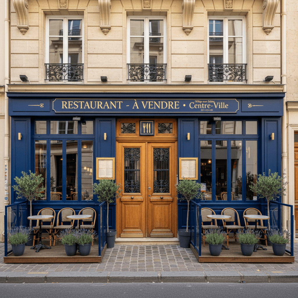 Restaurant 60 couverts à Vitry-sur-Seine : terrasse - extraction - Image 1