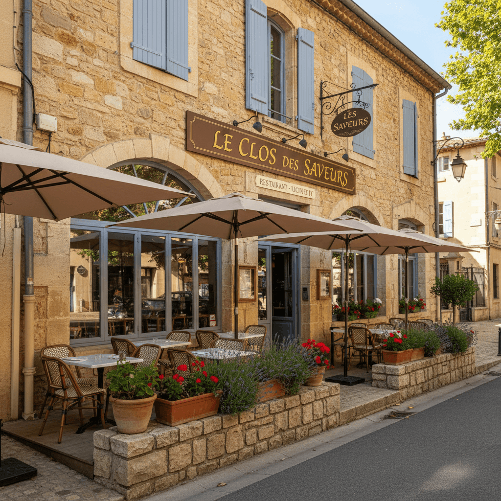 Restaurant 1100m² à Vaucluse : terrasse - licence IV - Image 1