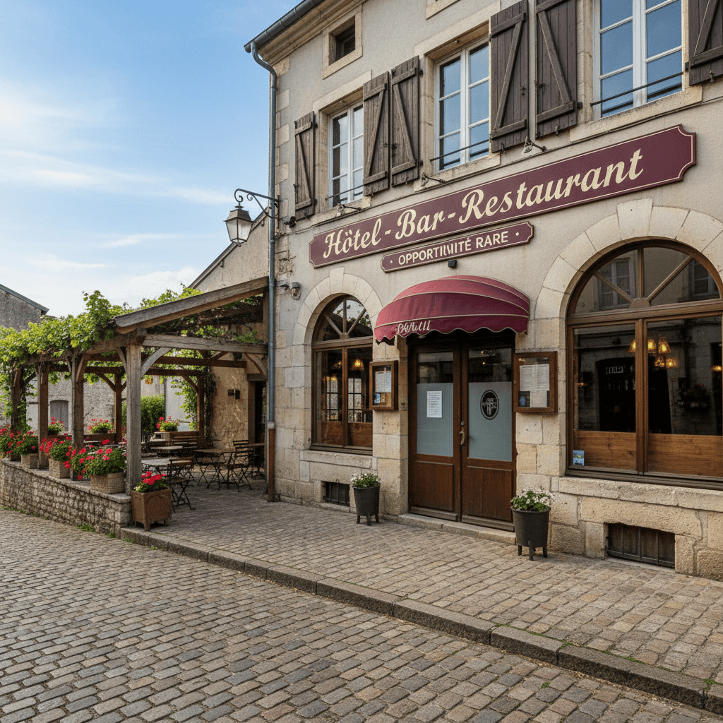 Restaurant 500m² à Trévoux : terrasse - licence IV - Image 1