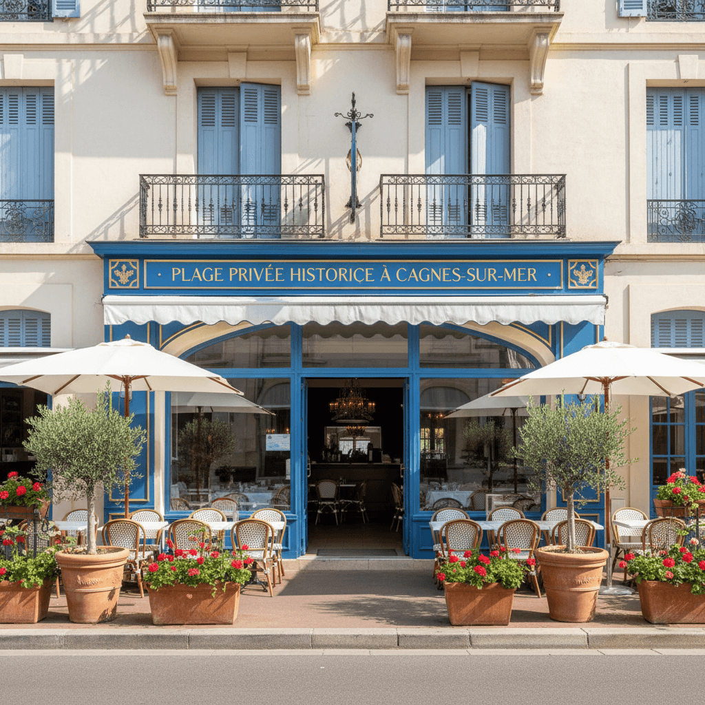 Restaurant 1080m² à Cagnes-Sur-Mer : terrasse - licence IV - Image 1
