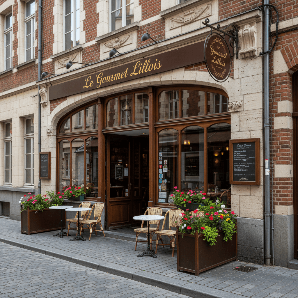 Restaurant 80m² à Lille : terrasse - licence IV