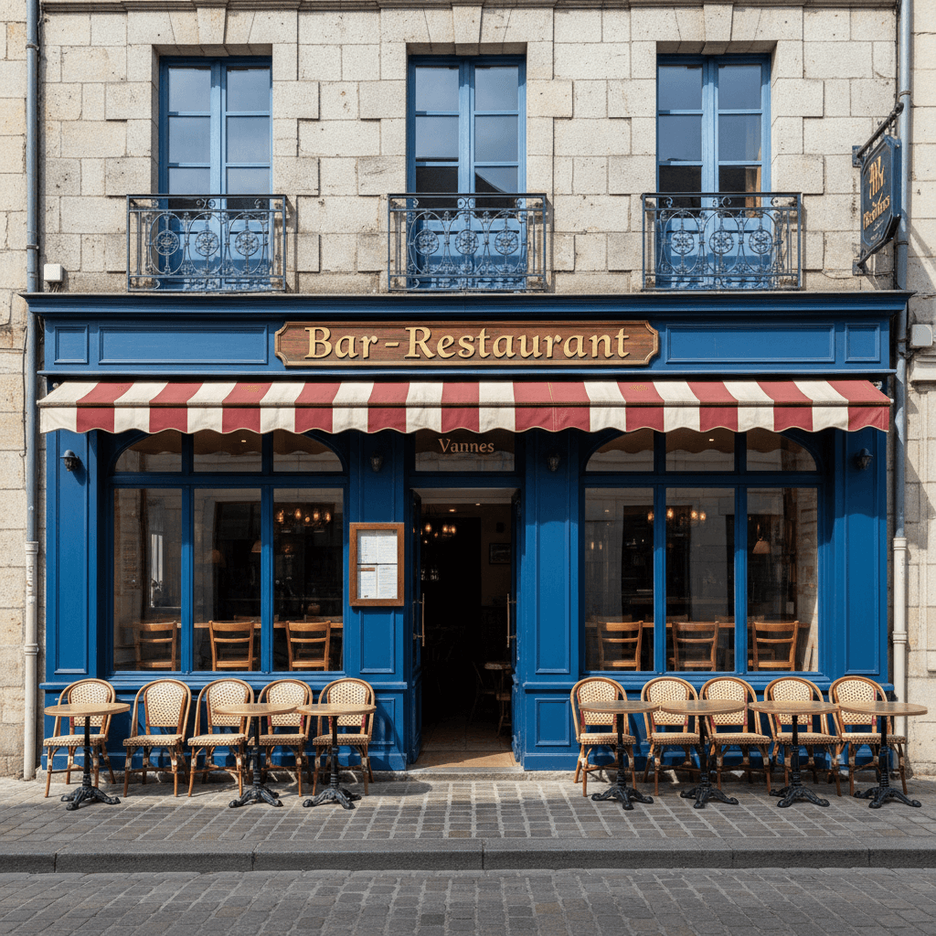 Restaurant à Vannes : terrasse - licence IV - Image 1