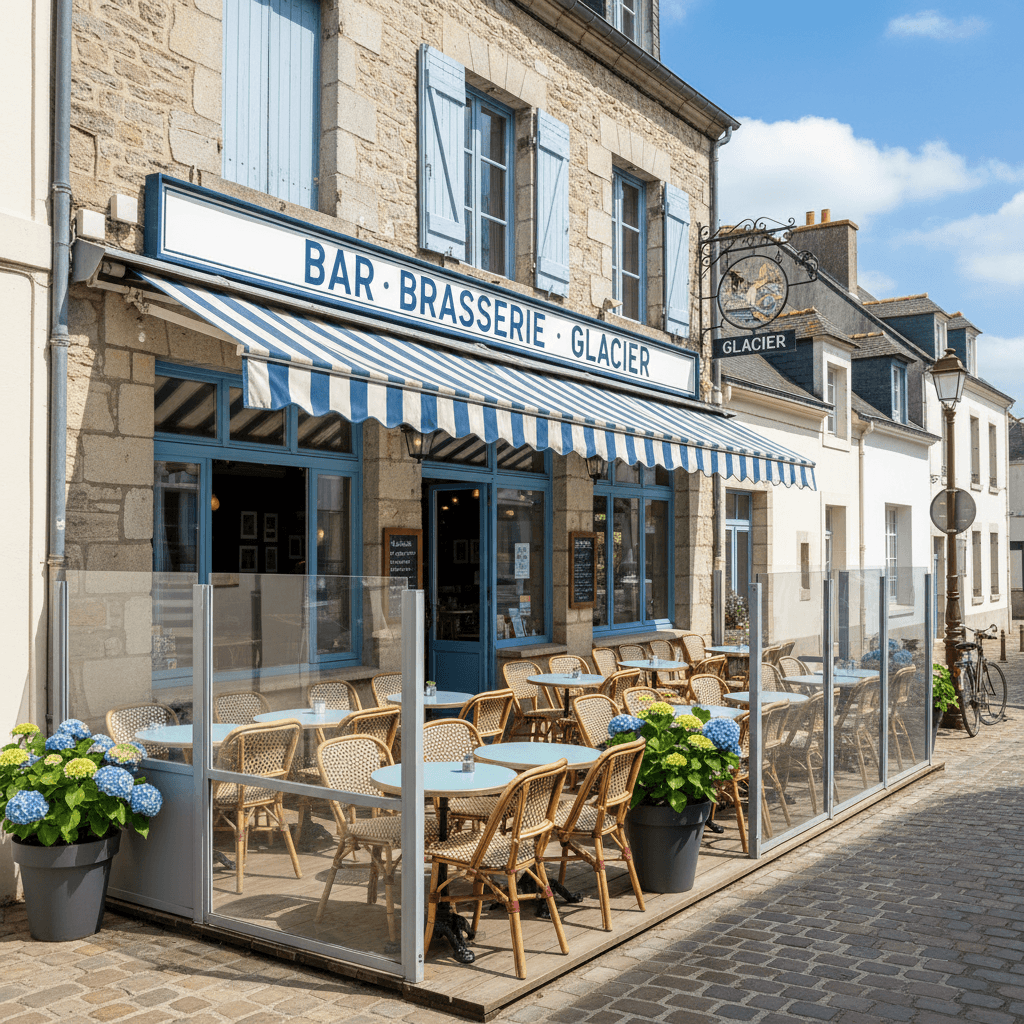 Bar-brasserie 150m² à Noirmoutier-En-L'Île : terrasse - licence IV - Image 1