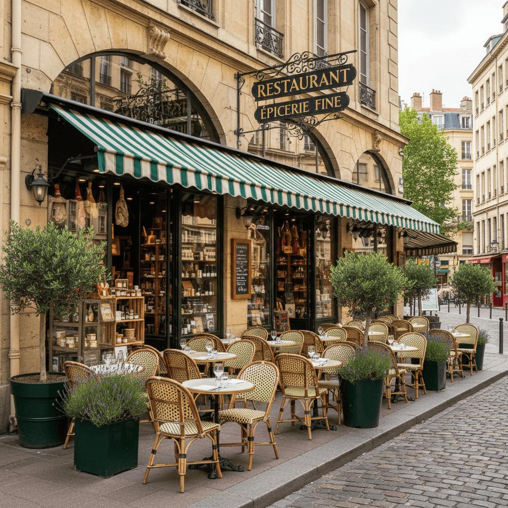 Restaurant 200m² à Lyon : terrasse - extraction - Image 1