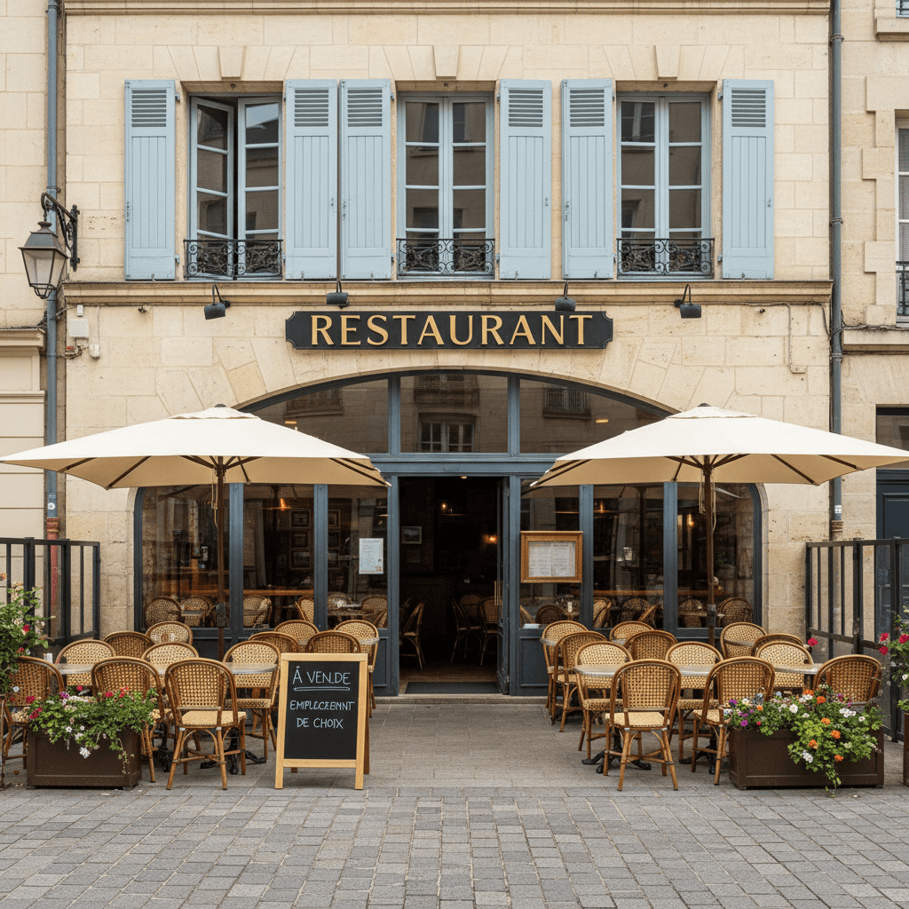 Restaurant 60m² à Nantes : terrasse - licence IV - Image 1