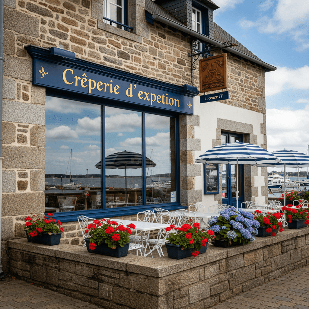 Restaurant à Vannes : terrasse - licence IV - Image 1