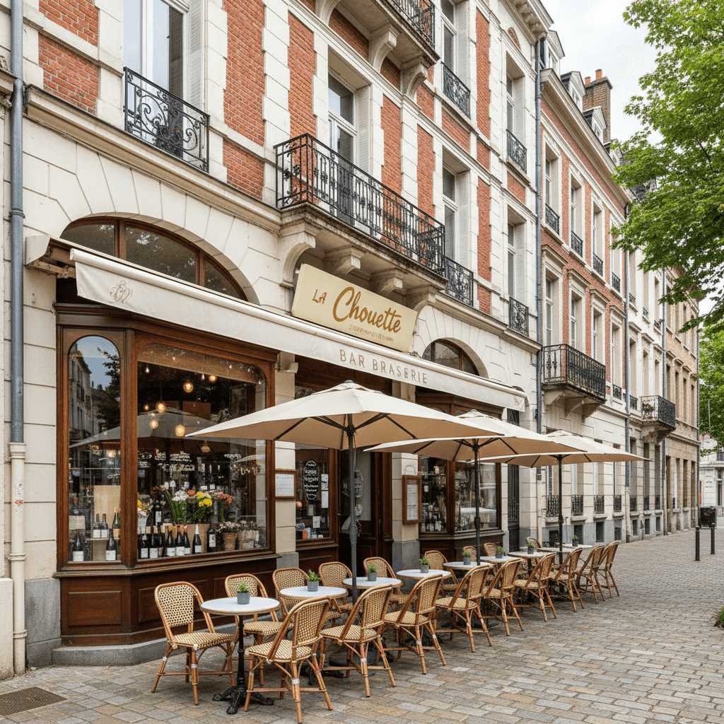 Bar-brasserie à Lille : terrasse - licence IV