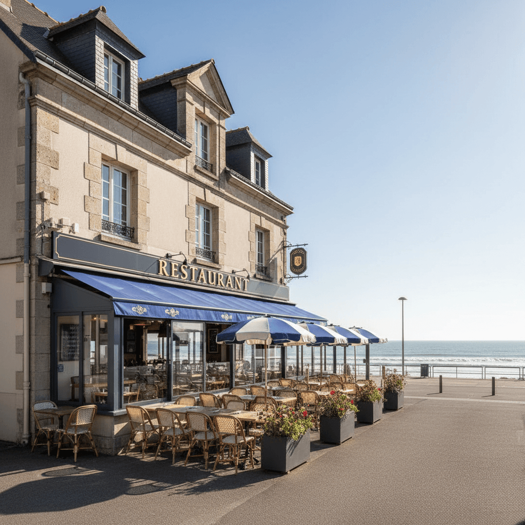 Restaurant 556m² à Les Sables-D'Olonne : terrasse - licence IV - Image 1