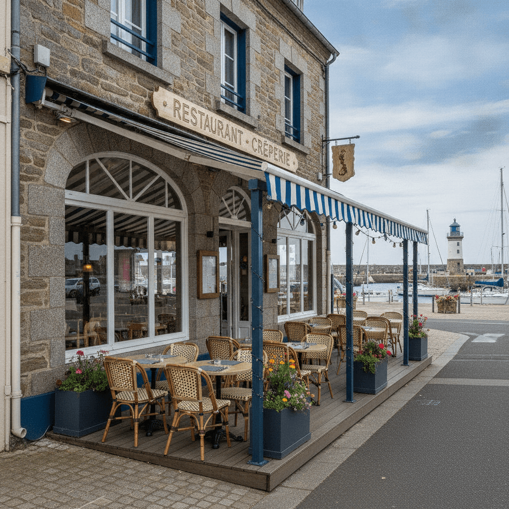 Restaurant 57m² à Le Croisic : terrasse - licence IV - Image 1
