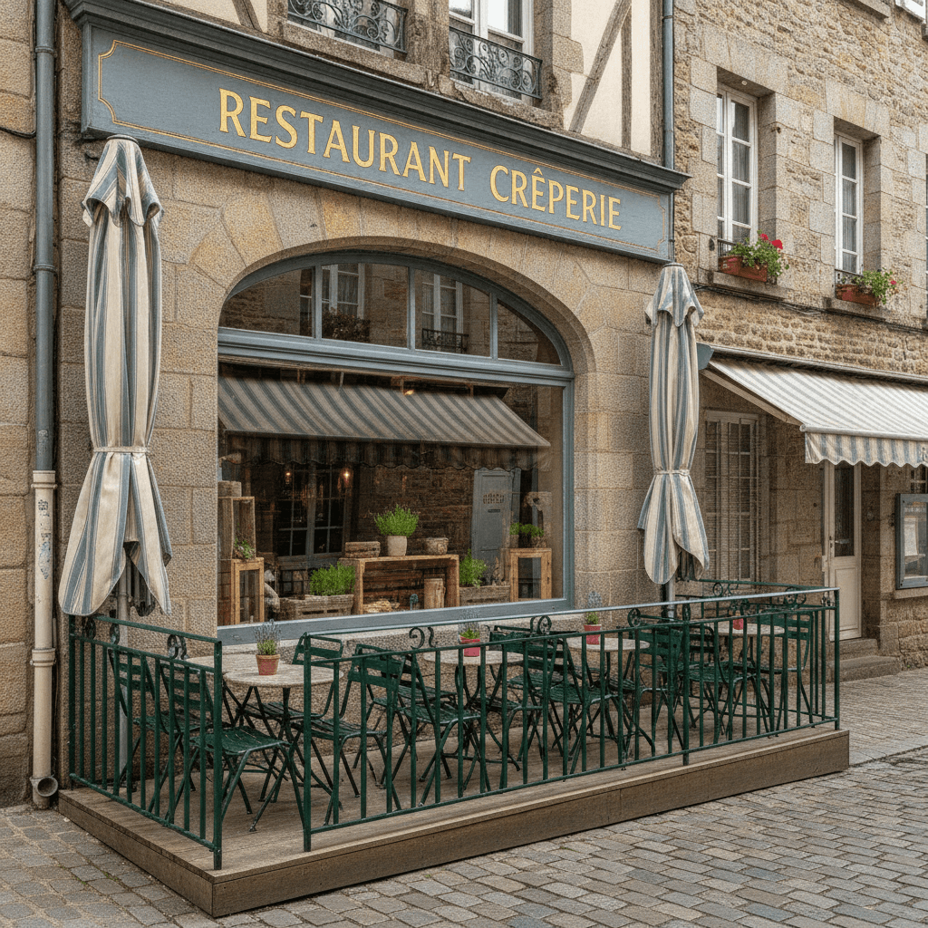 Restaurant 250m² à Vannes : terrasse - licence IV - Image 1