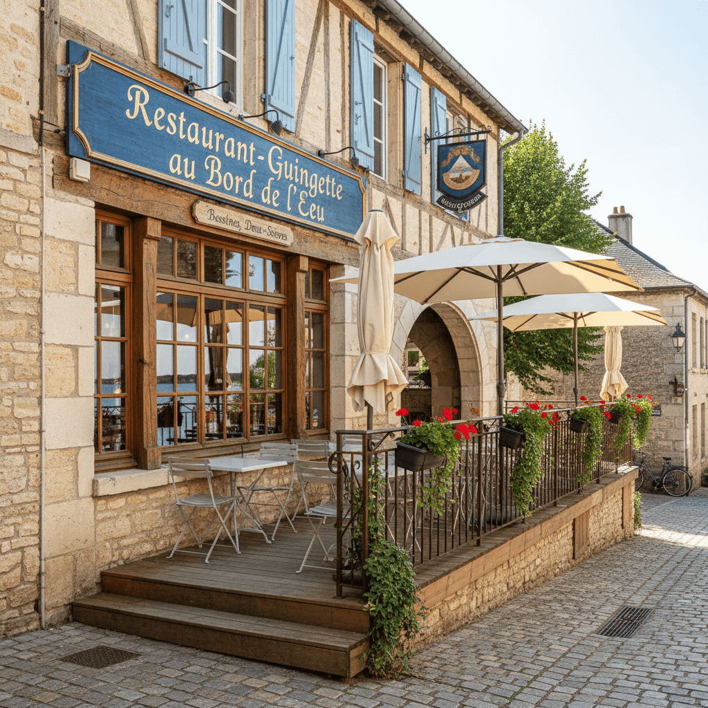 Restaurant à Bessines : terrasse - licence IV - Image 1