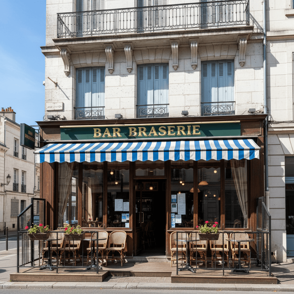 Bar-brasserie 250m² à Orléans : terrasse - licence IV - Image 1