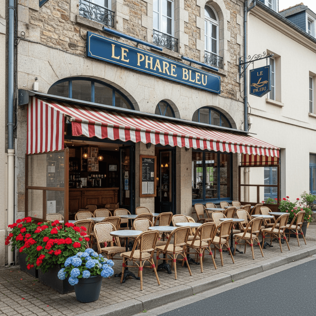 Bar-brasserie à Yquelon : terrasse - Image 1