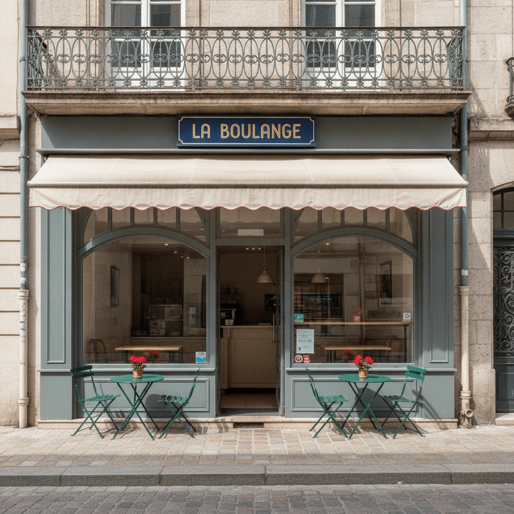 Fast-food 42m² à Grenoble : terrasse - extraction