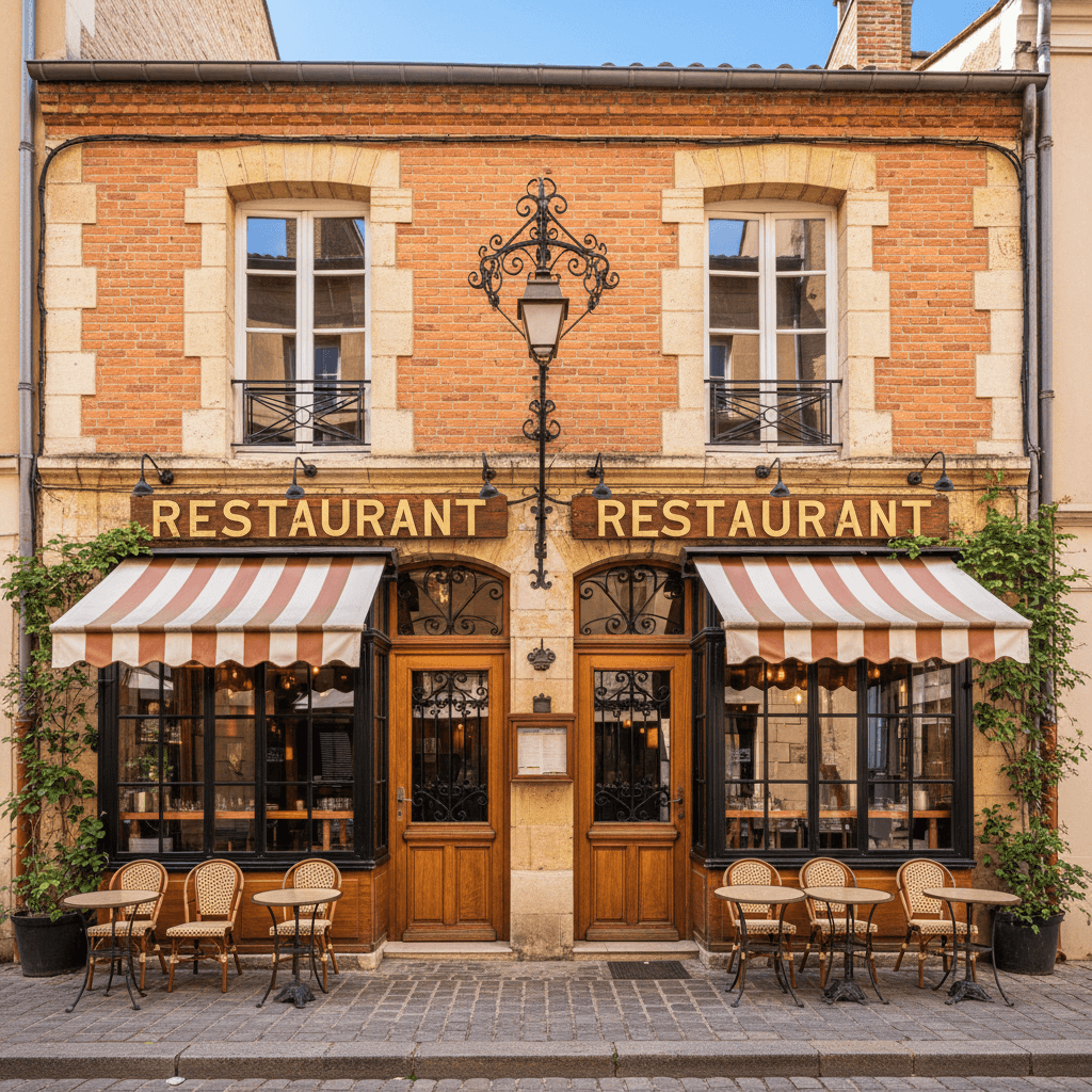 Restaurant 100m² à Toulouse : terrasse - extraction - Image 1