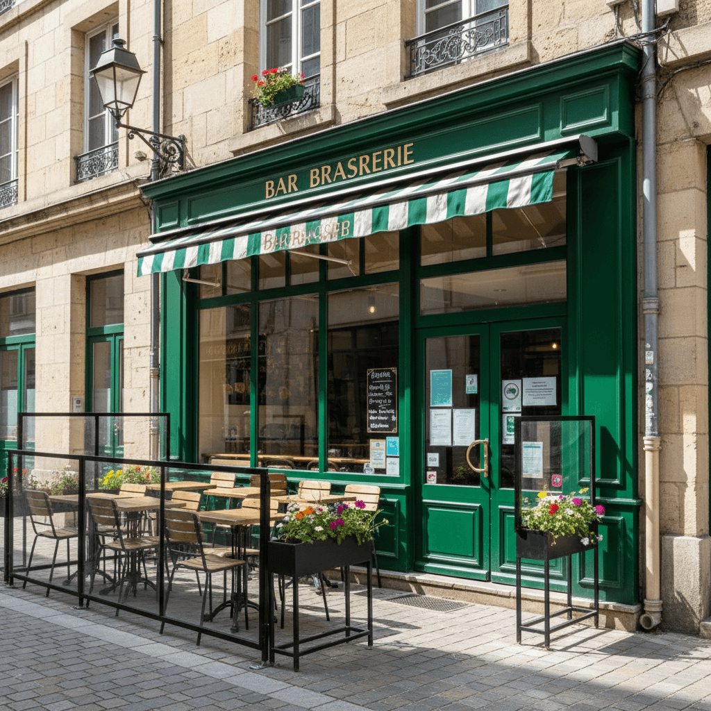 Bar-brasserie 80m² à Nantes : terrasse - licence IV - Image 1