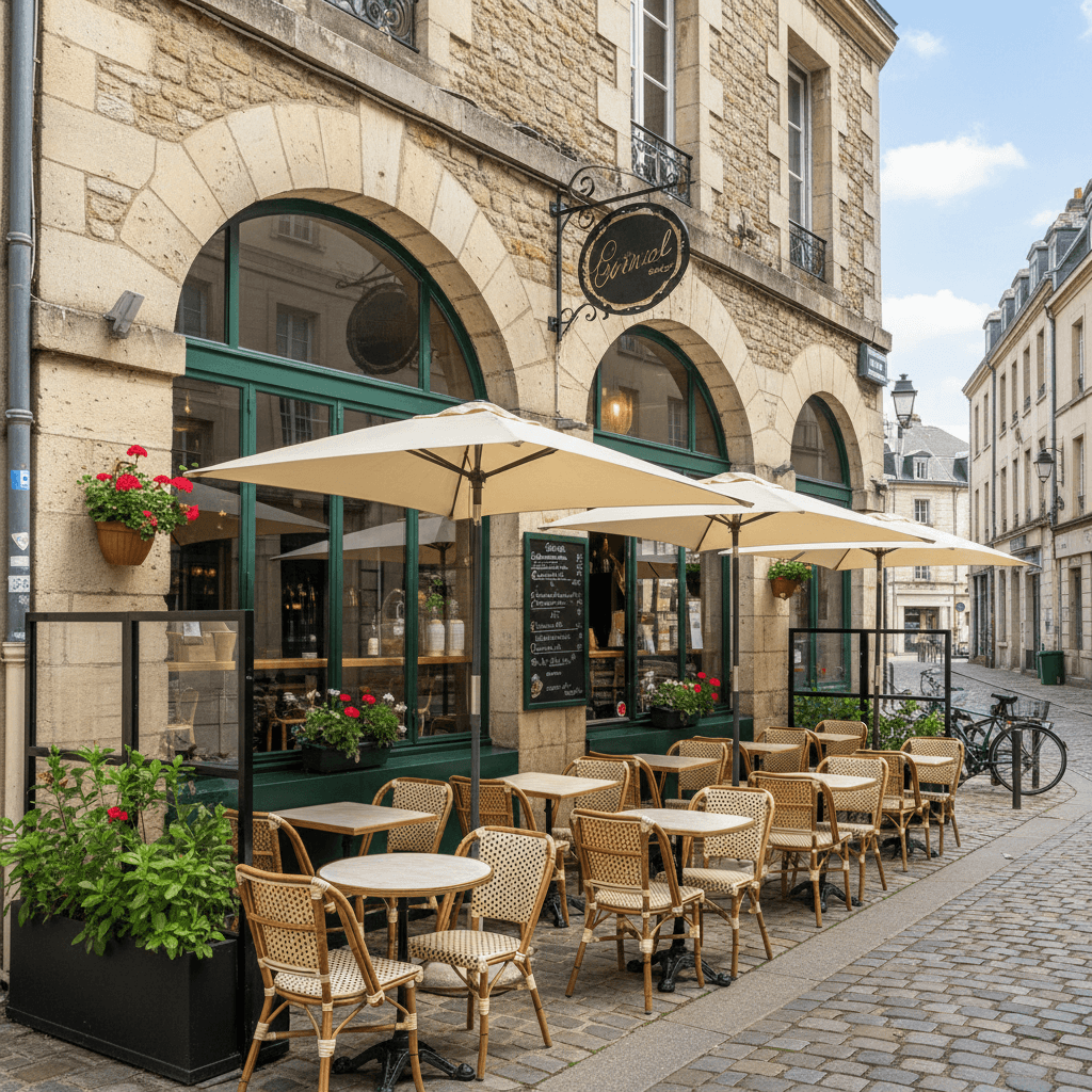 Restaurant à Caen : terrasse - licence IV - Image 1
