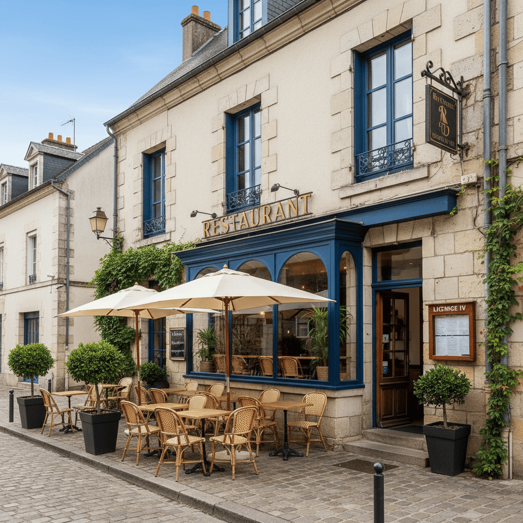Restaurant à Beaupréau-En-Mauges : terrasse - licence IV