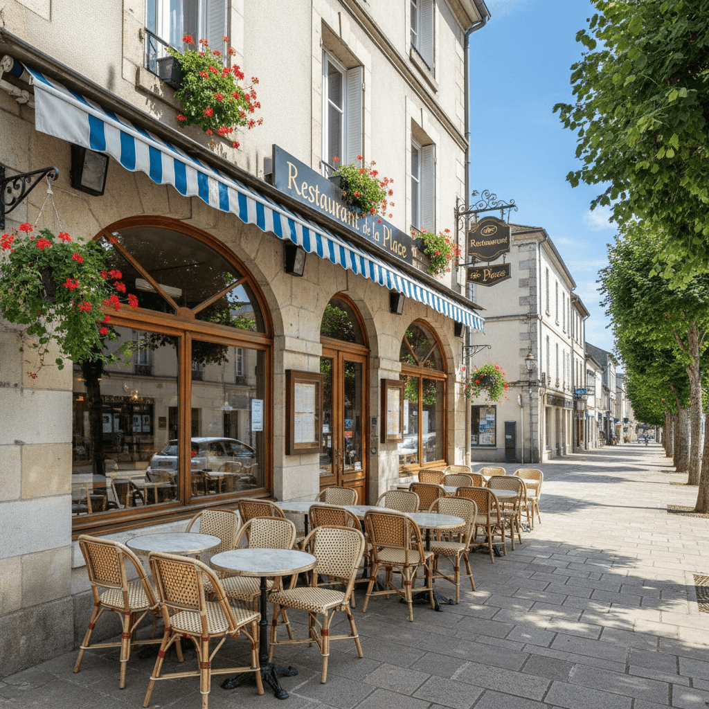 Restaurant 140m² à Annonay : terrasse - licence IV - Image 1