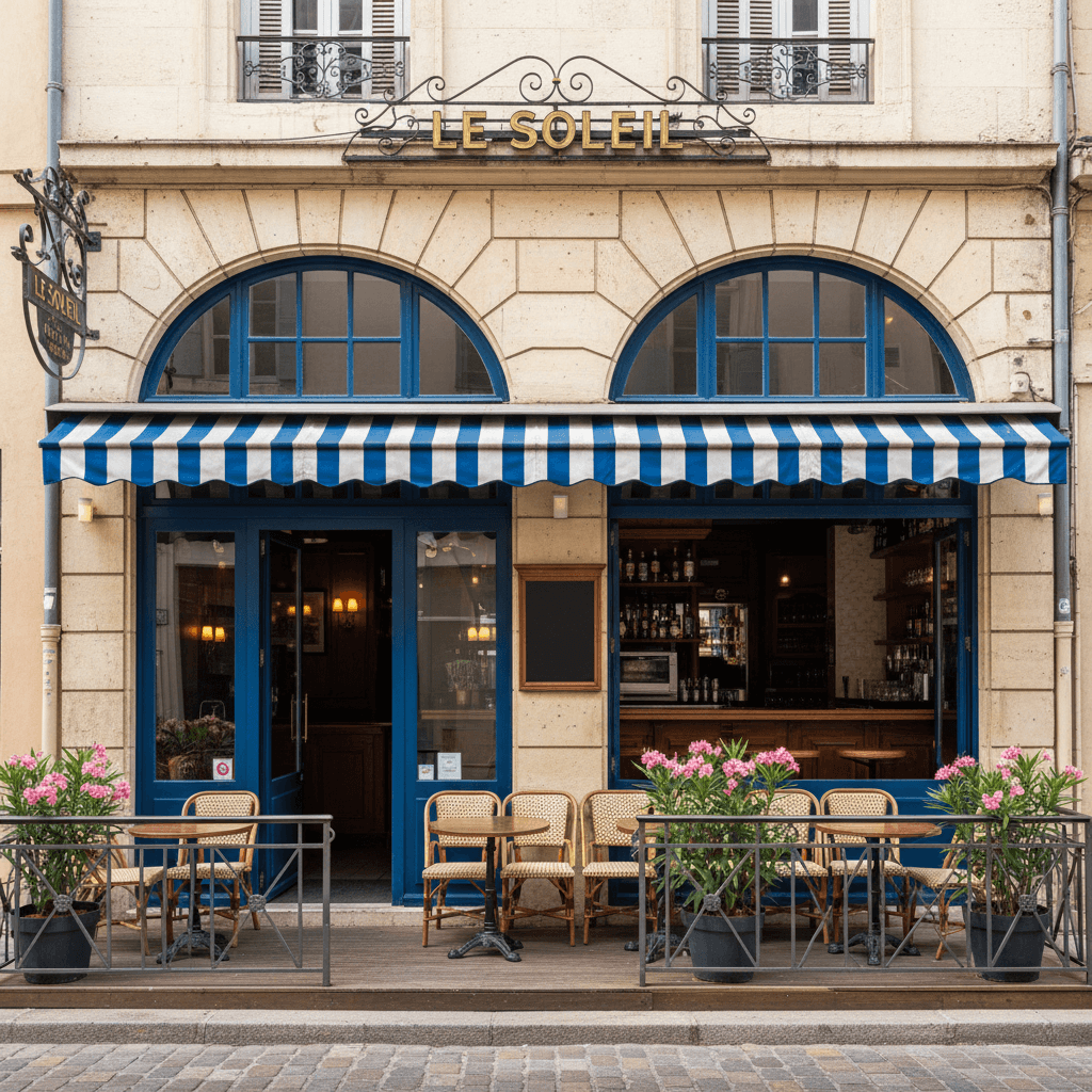 Bar-brasserie 128m² à Hyères : terrasse - licence IV - Image 1