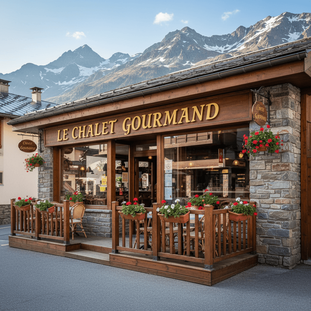 Restaurant 70m² à Huez : terrasse - licence IV - Image 1