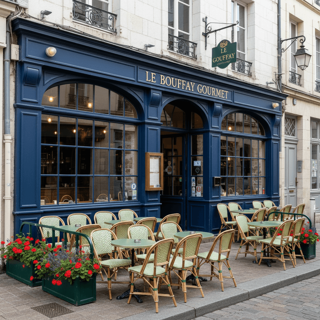 Restaurant 140m² à Nantes : terrasse - extraction - Image 1