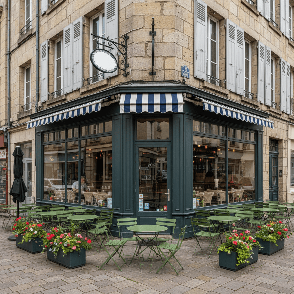 Snack à Nantes : terrasse - cuisine équipée
