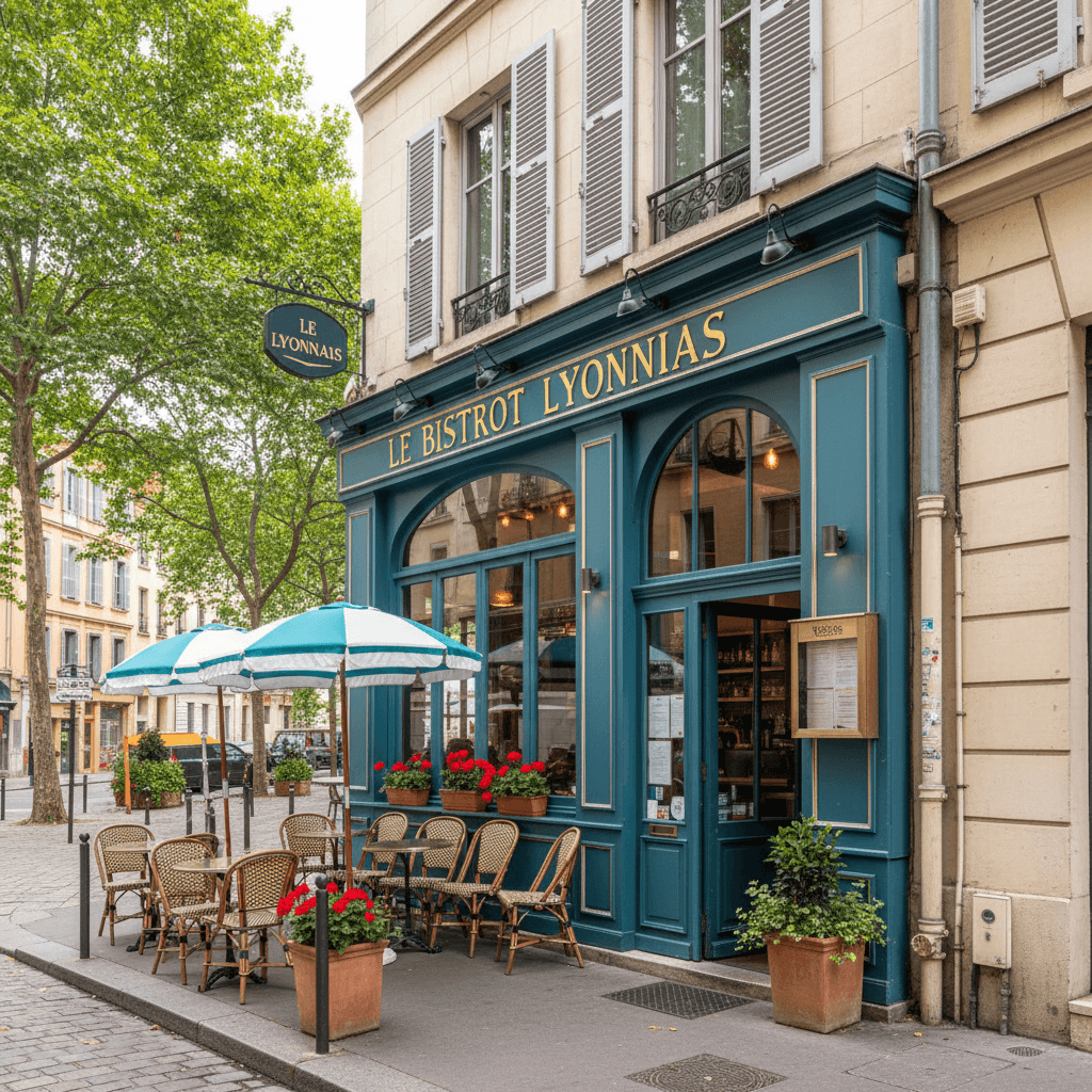 Restaurant 120m² à Lyon : terrasse - extraction - Image 1