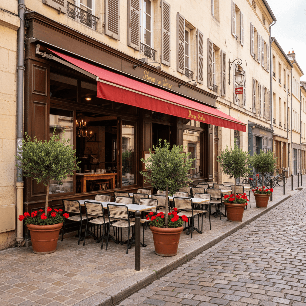 Restaurant 26m² à Dijon : terrasse - licence IV